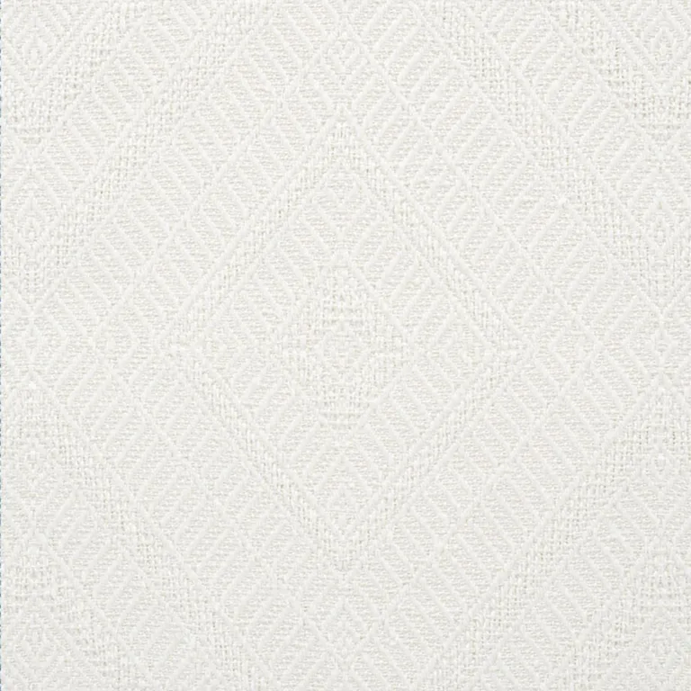 Schumacher 73860 Geometric Weave Indoor/Outdoor Ivory fabric swatch