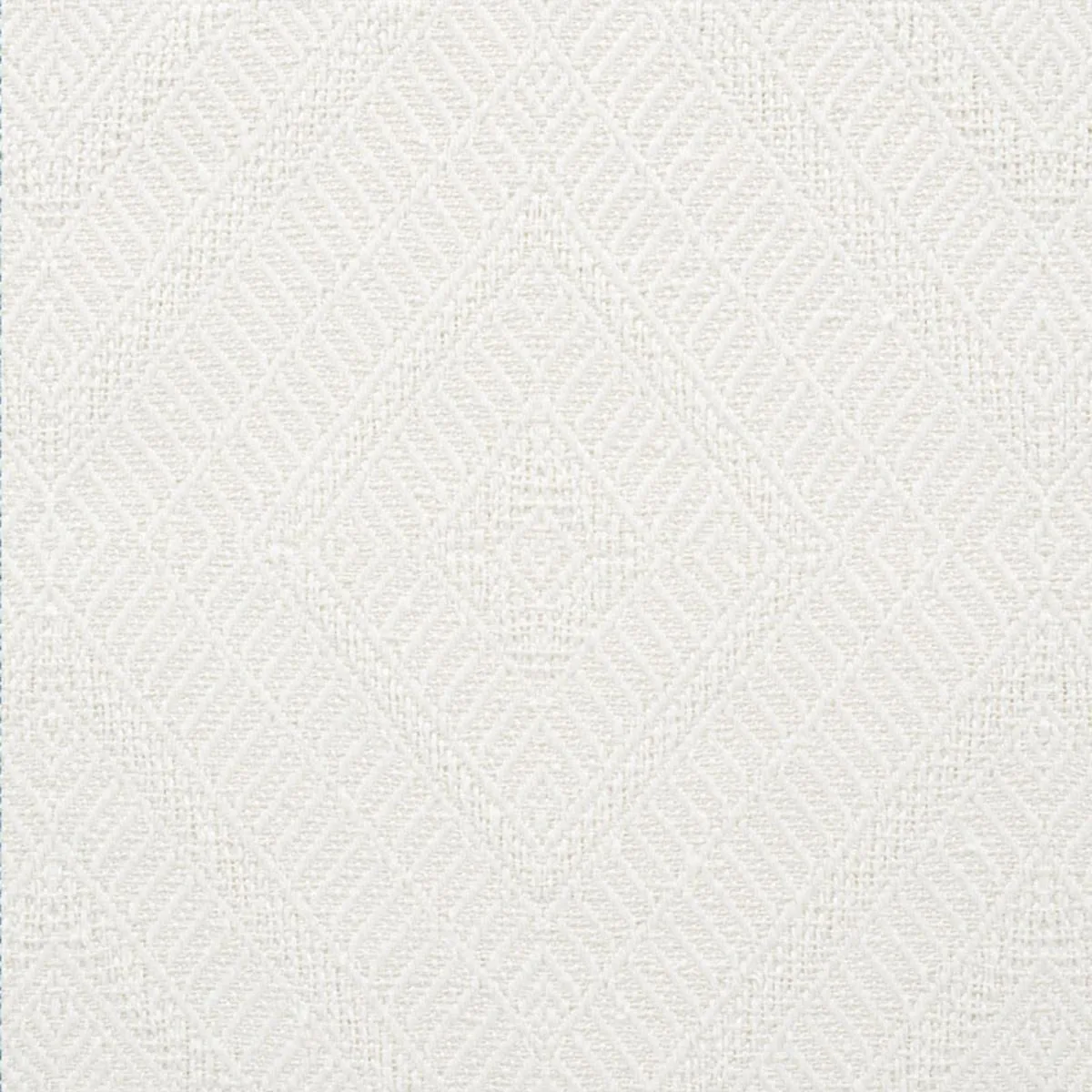 Schumacher 73860 Geometric Weave Indoor/Outdoor Ivory fabric swatch