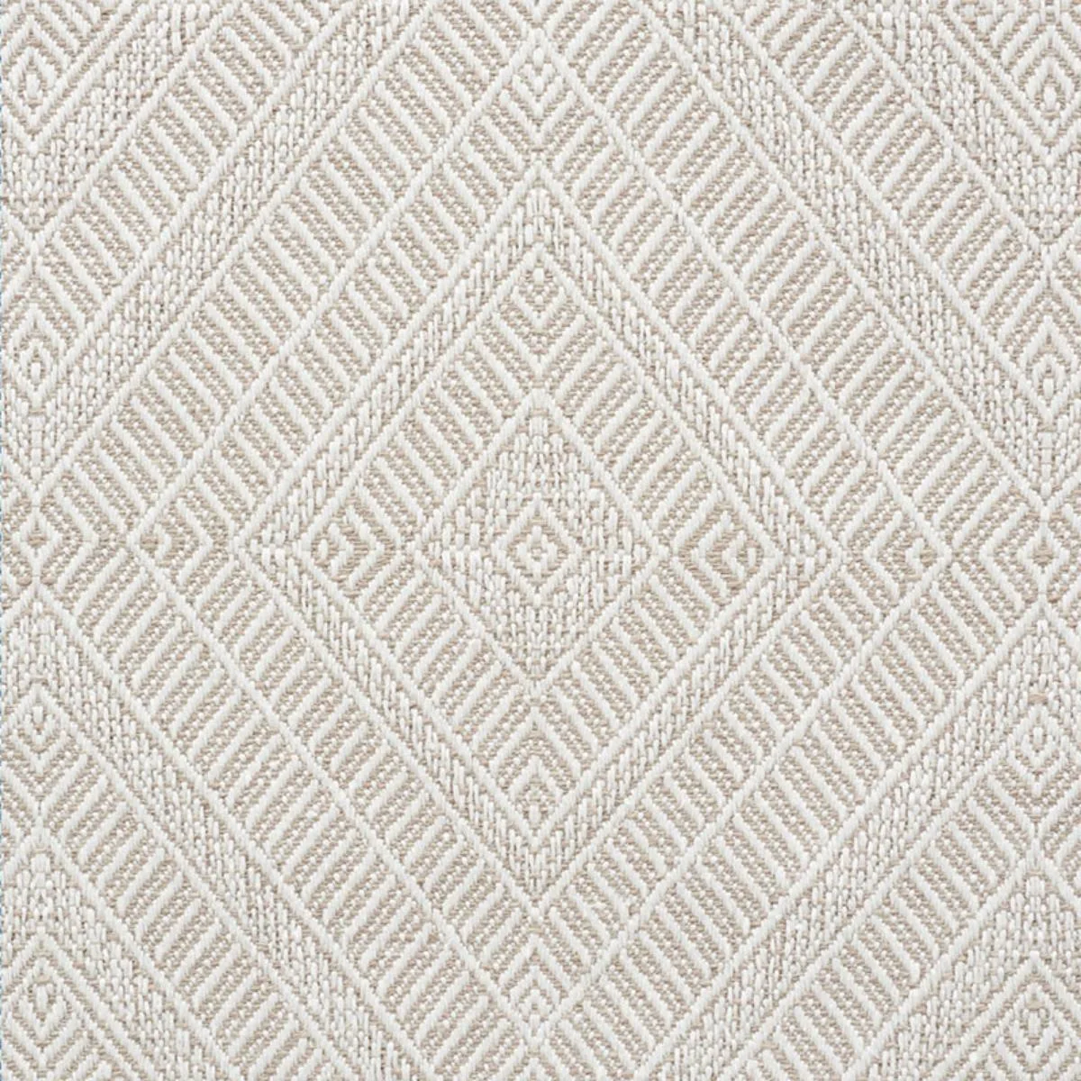 Schumacher 73861 Geometric Weave Indoor/Outdoor Natural fabric swatch