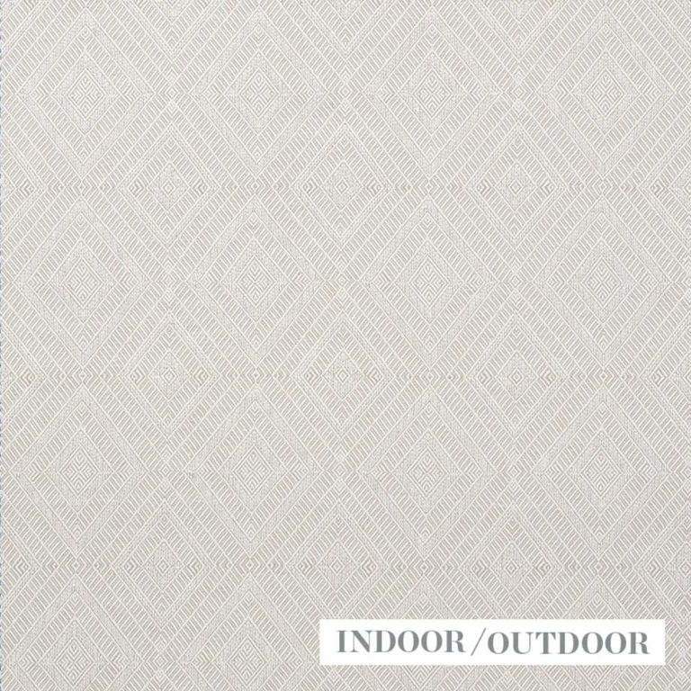 Schumacher 73861 Geometric Weave Indoor/Outdoor Natural fabric swatch
