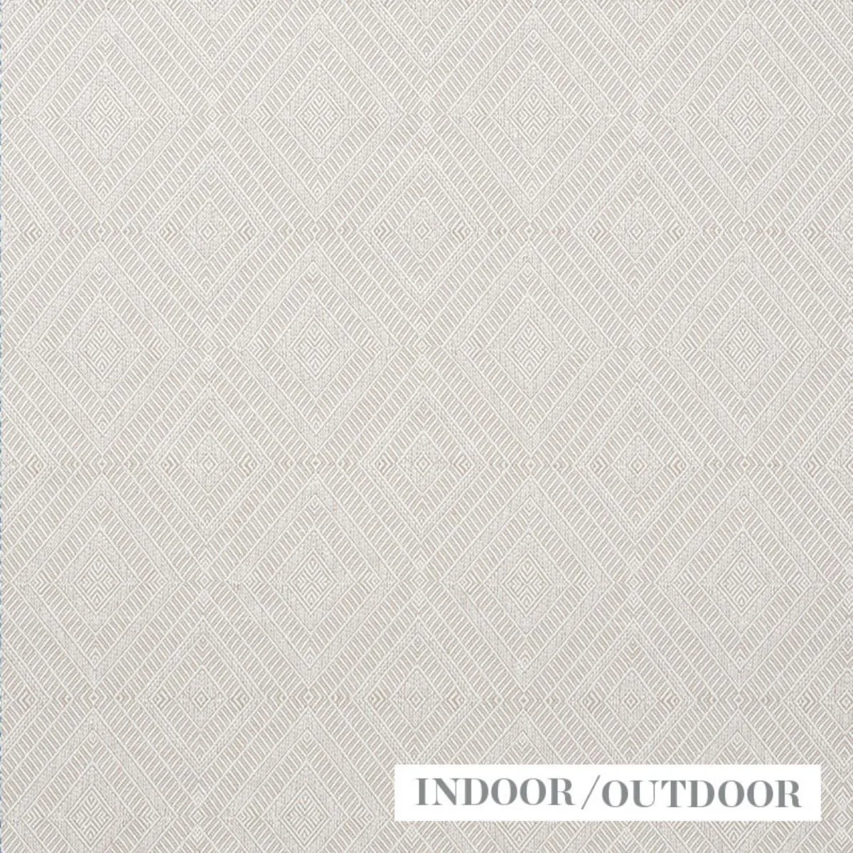 Schumacher 73861 Geometric Weave Indoor/Outdoor Natural fabric swatch