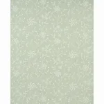 Schumacher 3491000 Georgia Linen Embroidery Aqua fabric swatch