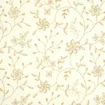 Schumacher 3491001 Georgia Linen Embroidery Sand fabric swatch
