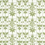 Schumacher 180890 Georgia Wildflowers Leaf fabric swatch