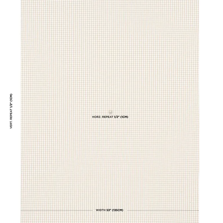 Schumacher 83692 Georgie Reversible Check Neutral fabric swatch