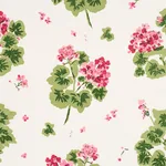 Schumacher TL400022 Geranium Pinks fabric swatch