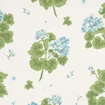 Schumacher TL400023 Geranium Sky fabric swatch