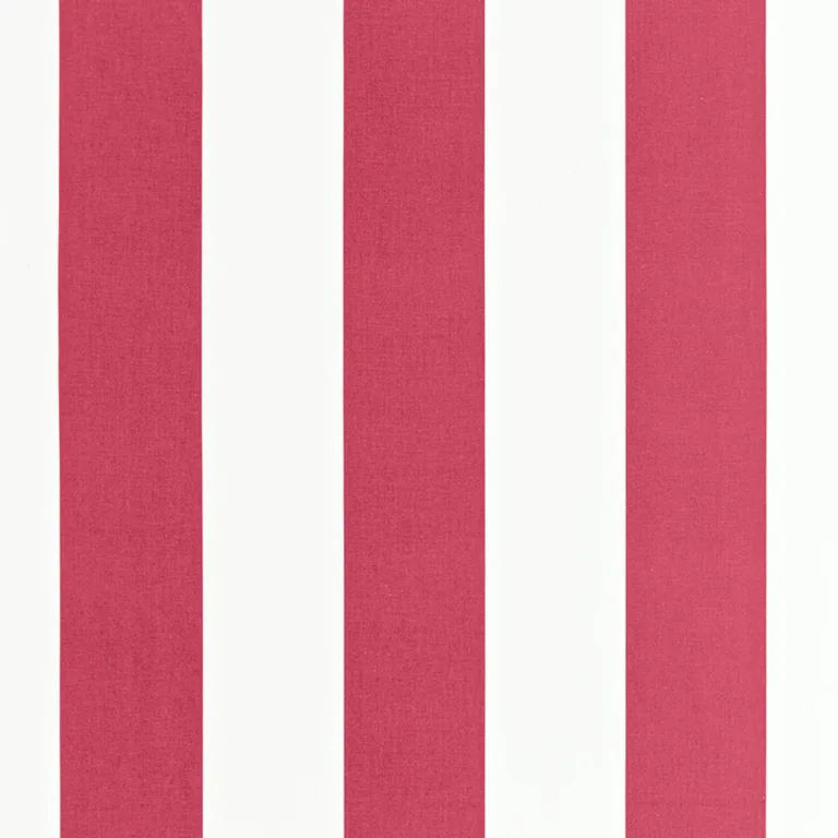 Schumacher 175243 Geyer Stripe Apple fabric swatch