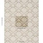 Schumacher 86162 Gianna Embroidery Caramel fabric swatch