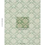 Schumacher 86160 Gianna Embroidery Emerald fabric swatch