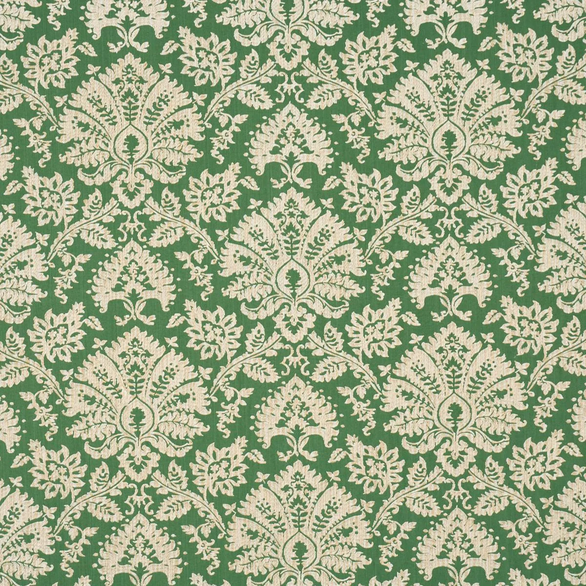 Schumacher 86160 Gianna Embroidery Emerald fabric swatch