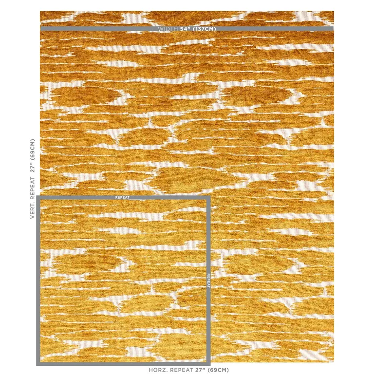 Schumacher 72553 Gibson Bronze fabric swatch