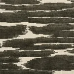 Schumacher 72552 Gibson Charcoal fabric swatch