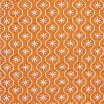 Schumacher 73491 Gigi Embroidery Orange fabric swatch