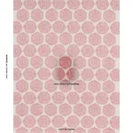 Schumacher 181544 Gilded Star Hand Block Red fabric swatch