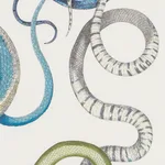 Schumacher 177660 Giove Emerald & Sapphire fabric swatch
