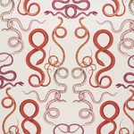 Schumacher 177661 Giove Ruby & Garnet fabric swatch