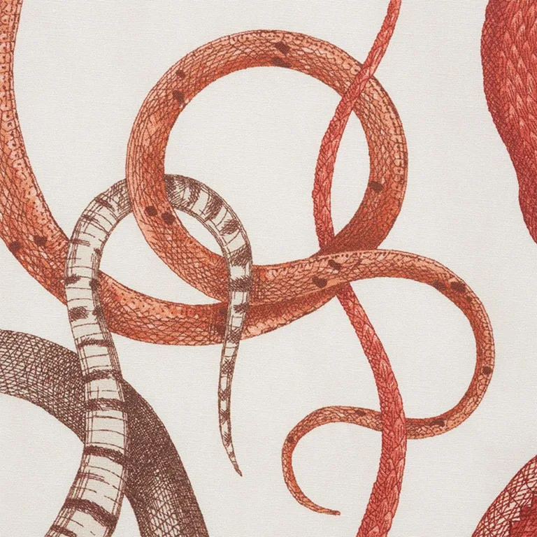 Schumacher 177661 Giove Ruby & Garnet fabric swatch