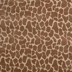 Schumacher 82970 Giraffe Velvet Safari fabric swatch