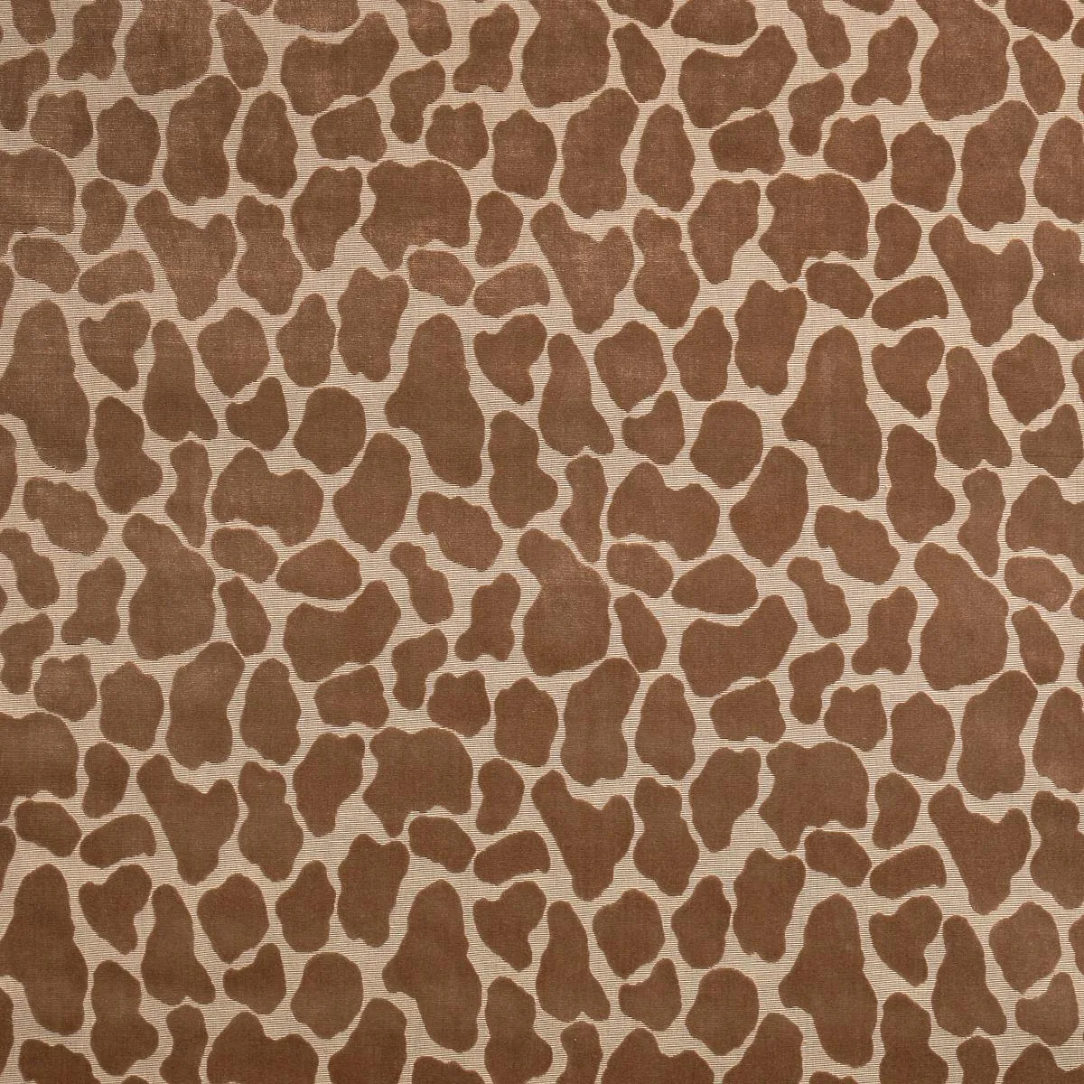 Schumacher 82970 Giraffe Velvet Safari fabric swatch
