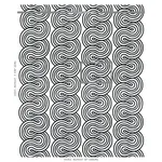 Schumacher 79341 Giraldi Embroidery Black fabric swatch