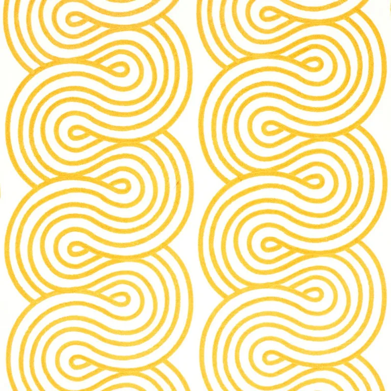 Schumacher 79340 Giraldi Embroidery Gold fabric swatch