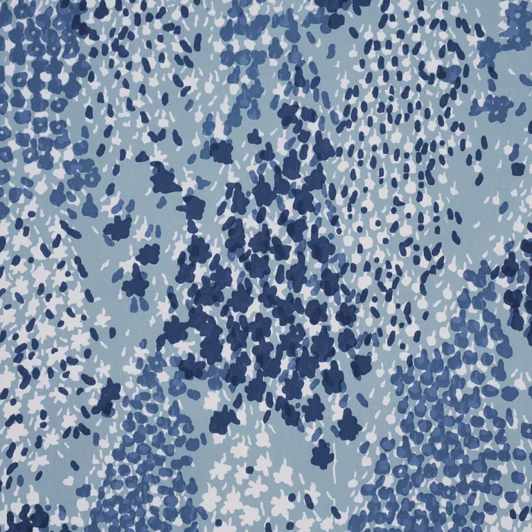 Schumacher TL400030 Giverny Blues fabric swatch