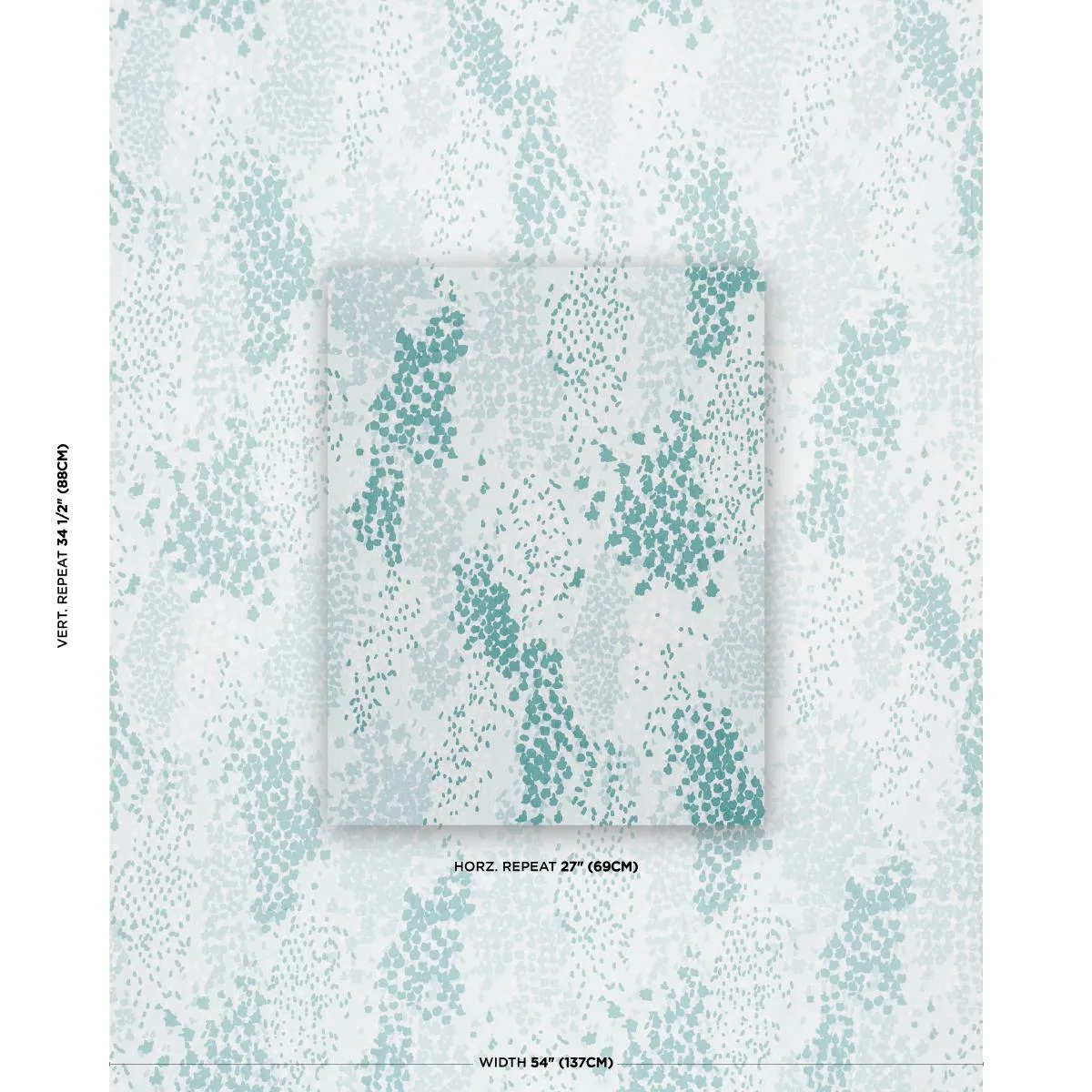 Schumacher TL400032 Giverny Seaglass fabric swatch