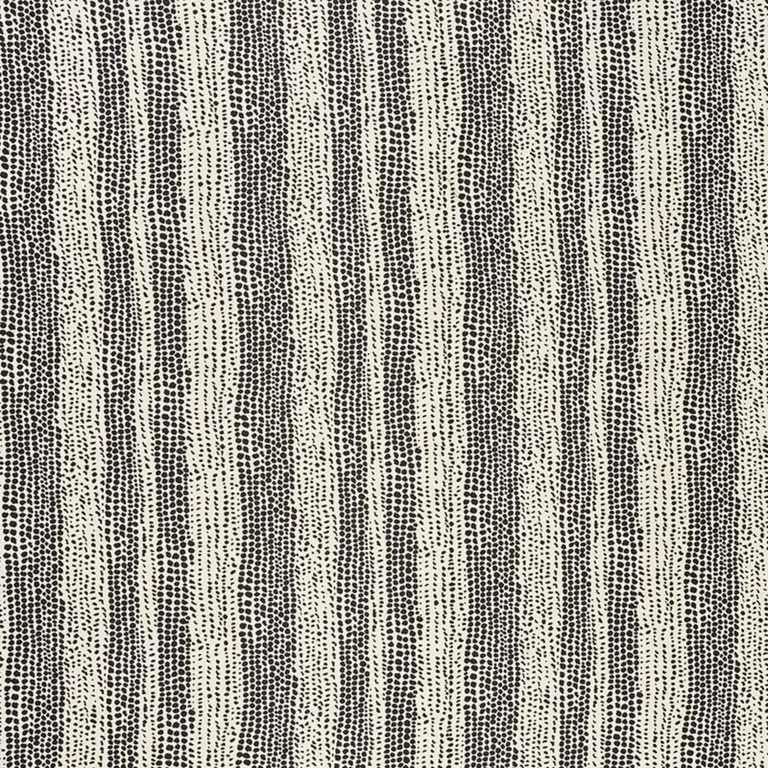 Schumacher 70161 Glamourpuss Black fabric swatch