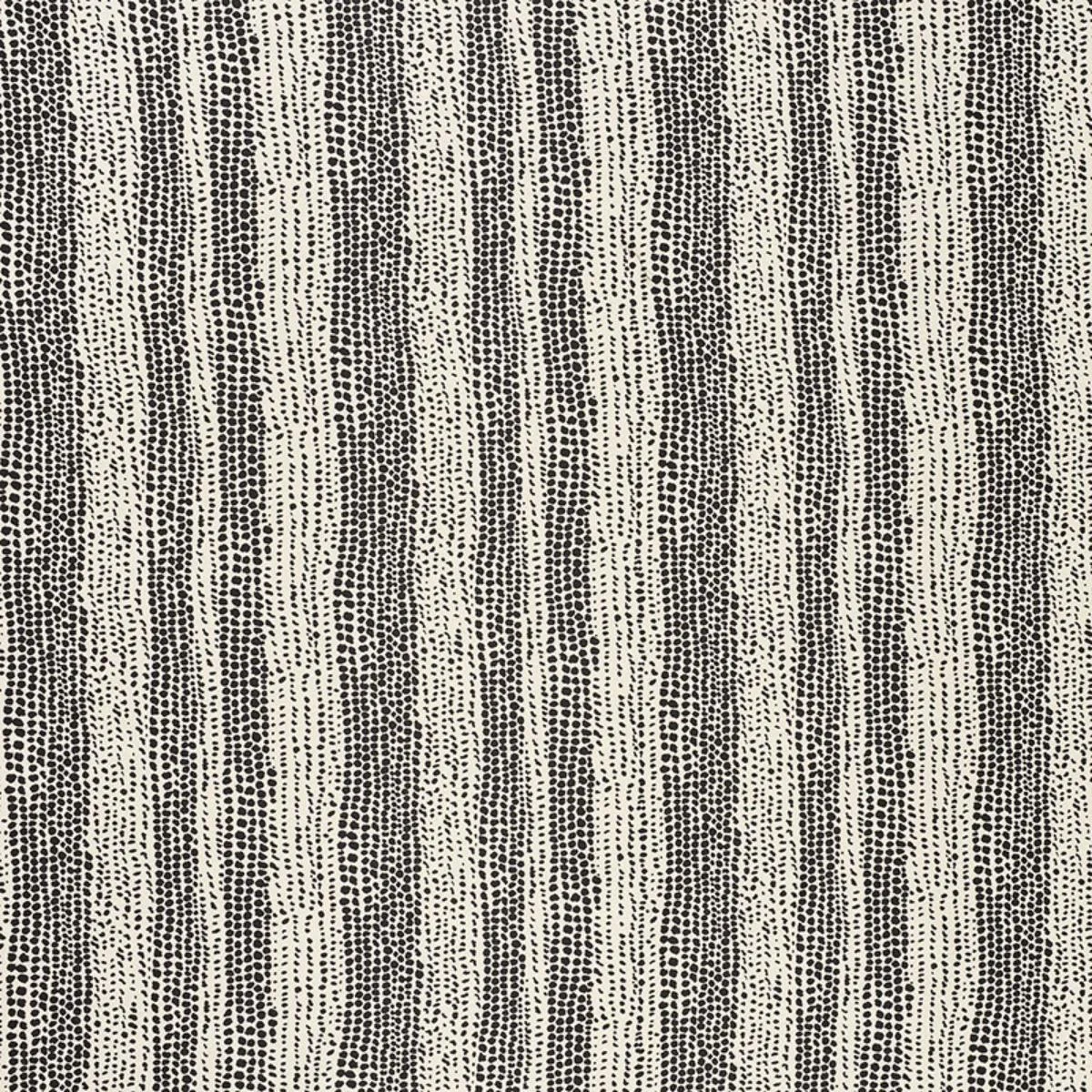 Schumacher 70161 Glamourpuss Black fabric swatch