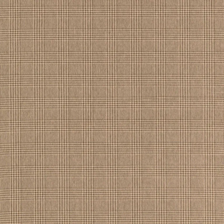 Schumacher 66752 Glen Plaid Velvet Antelope fabric swatch