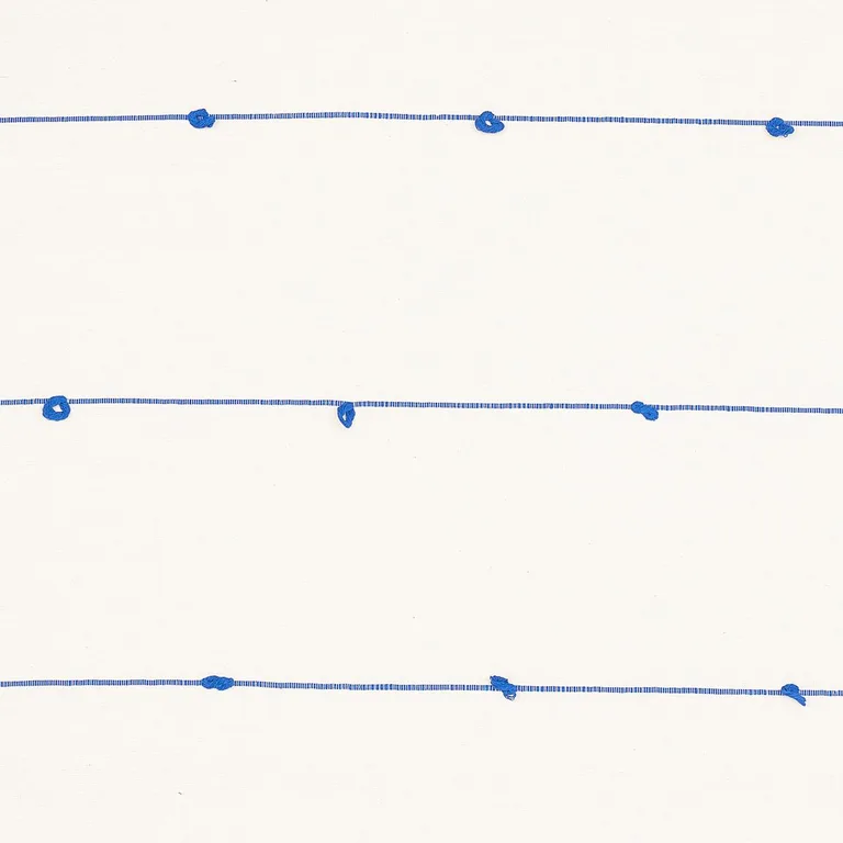 Schumacher 81380 Globo Knotted Handwoven Royal Blue fabric swatch