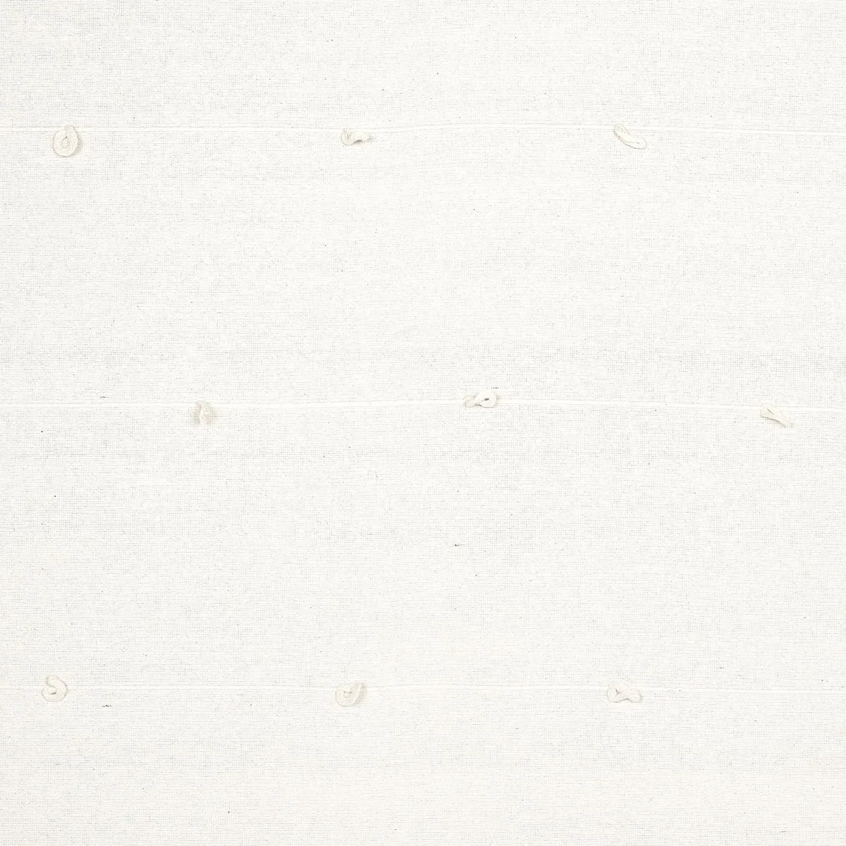 Schumacher 81382 Globo Knotted Handwoven White fabric swatch