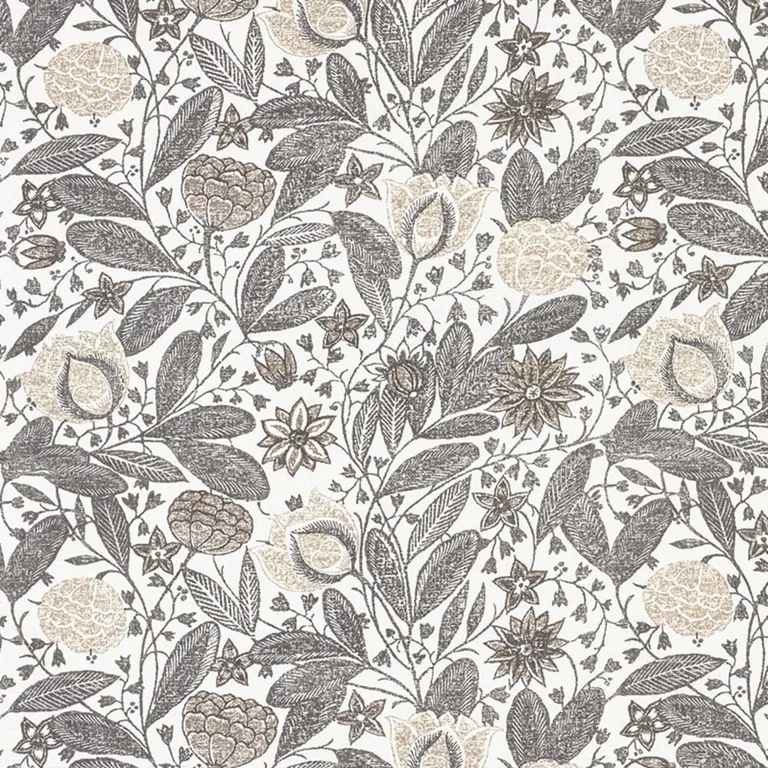 Schumacher 176840 Gloria Grisaille fabric swatch