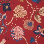Schumacher 182882 Gloriette Red fabric swatch