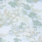 Schumacher 182870 Golden Hills Sky fabric swatch