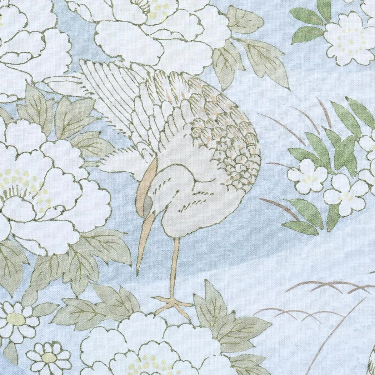 Schumacher 182870 Golden Hills Sky fabric swatch