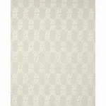 Schumacher 2643921 Gordian Weave Natural On Greige fabric swatch