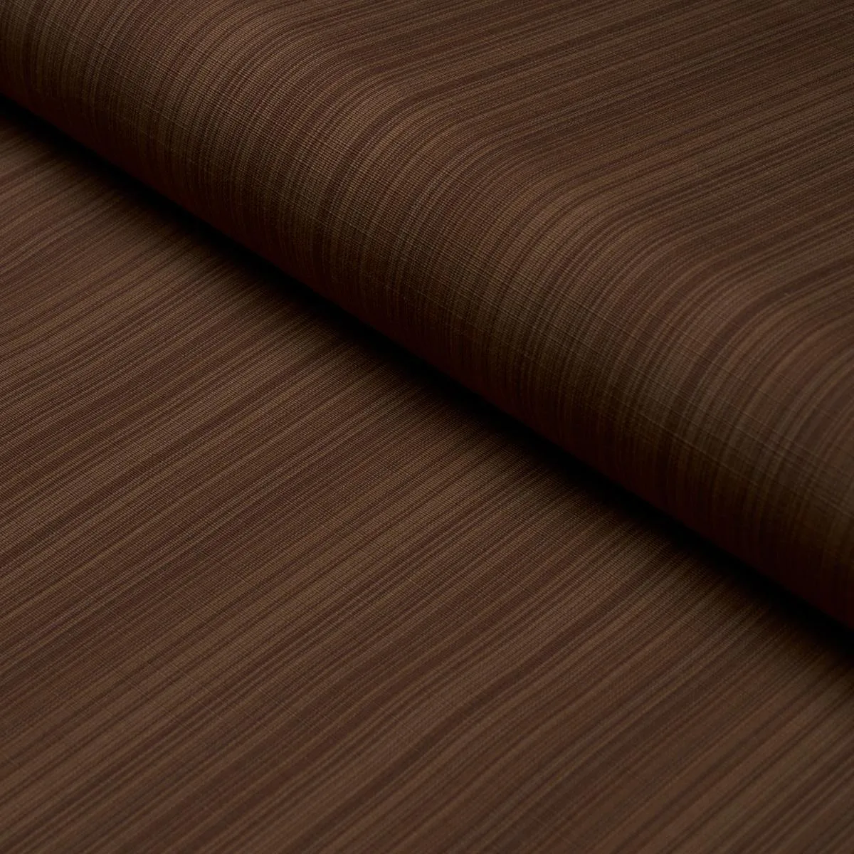 85933 Gracie Solid Strié Brown Fabric