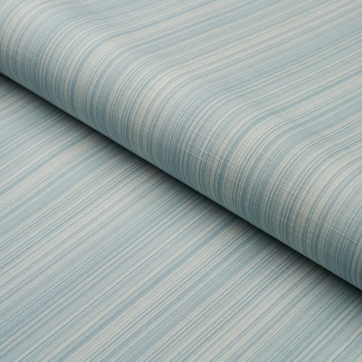 Schumacher 83728 Gracie Solid Strié China Blue fabric swatch