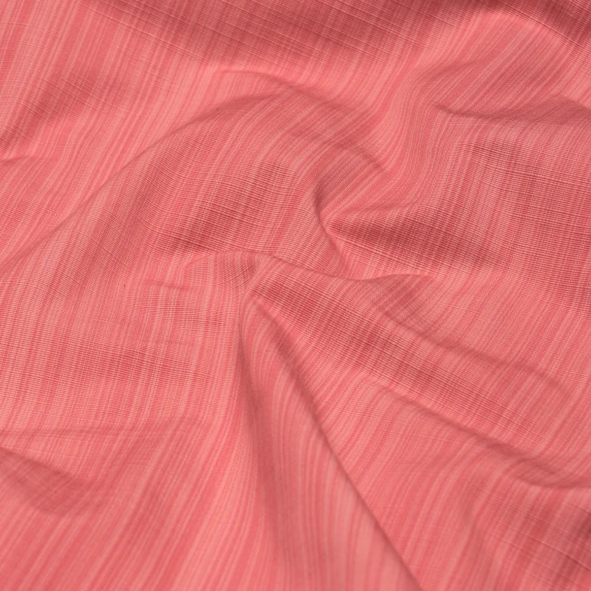 Schumacher 85930 Gracie Solid Strié Coral fabric swatch