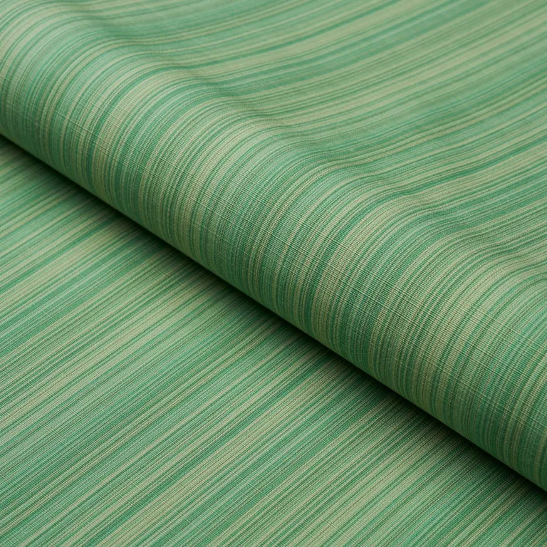 Schumacher 83721 Gracie Solid Strié Emerald fabric swatch