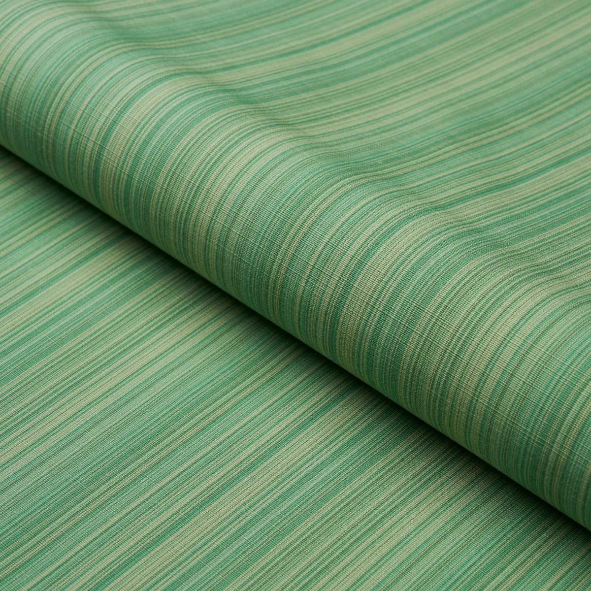 Schumacher 83721 Gracie Solid Strié Emerald fabric swatch