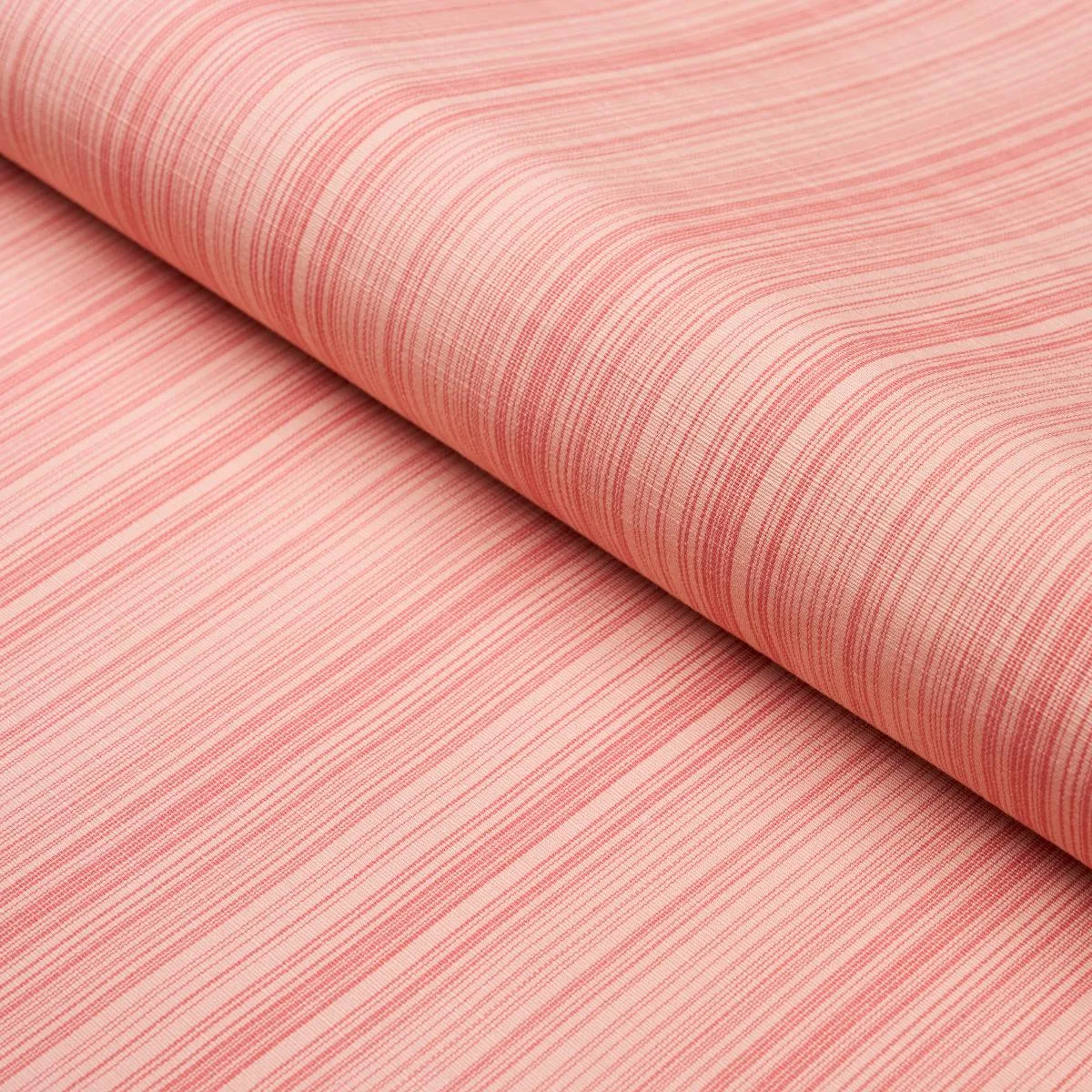 Schumacher 83727 Gracie Solid Strié Faded Red fabric swatch