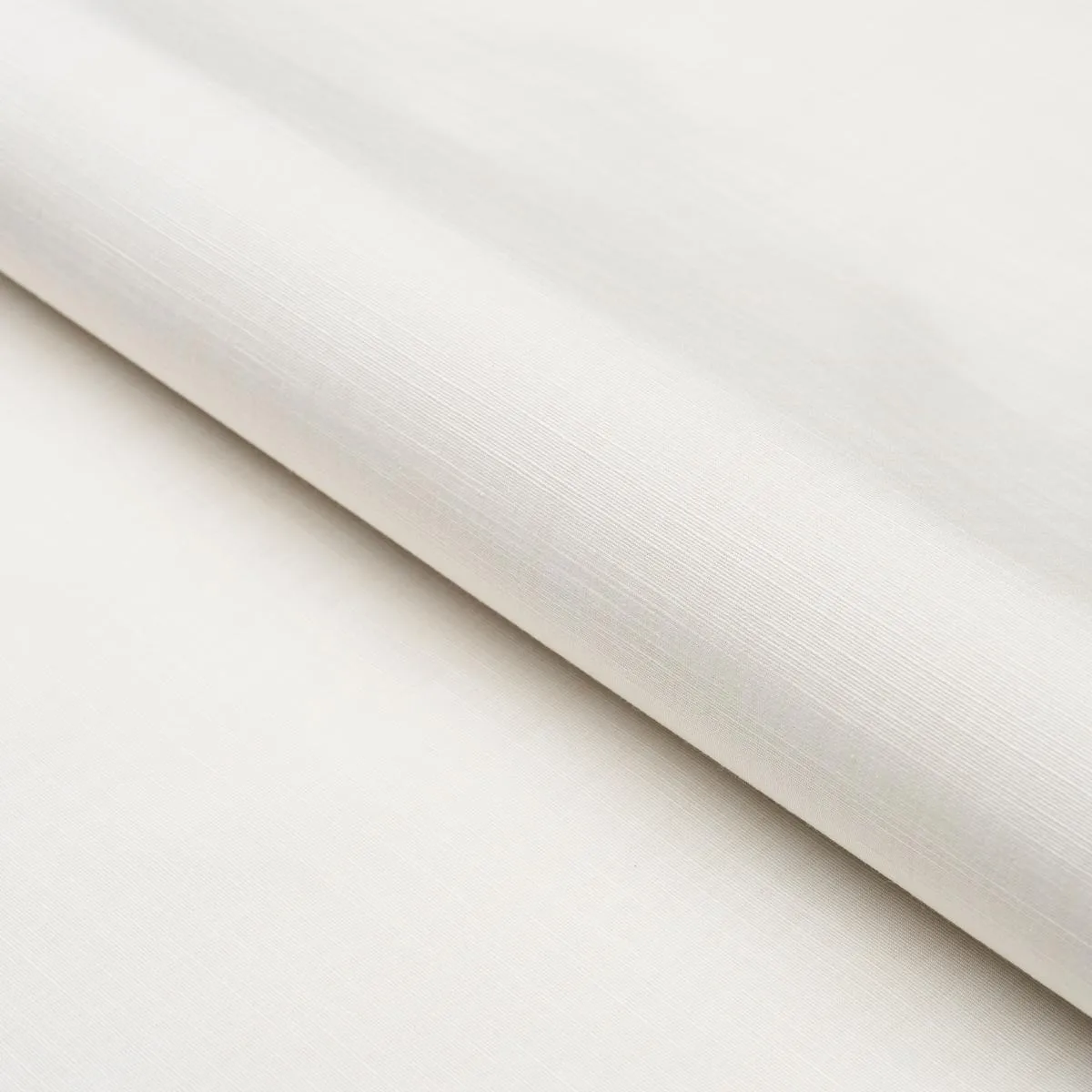 Schumacher 83724 Gracie Solid Strié Ivory fabric swatch