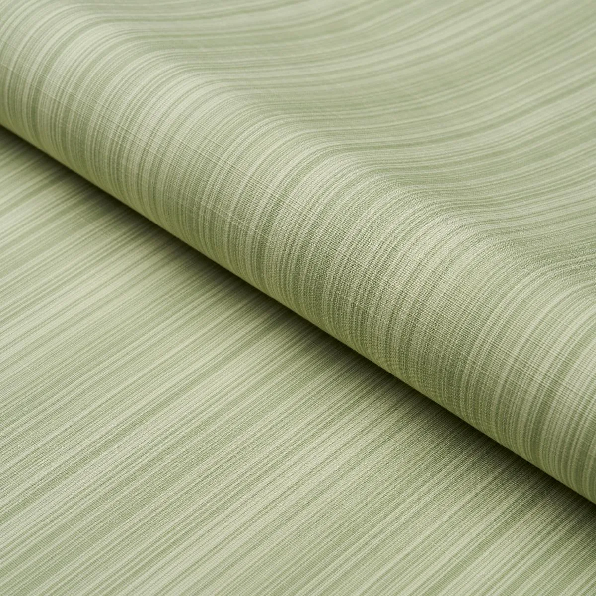 Schumacher 83720 Gracie Solid Strié Leaf Green fabric swatch