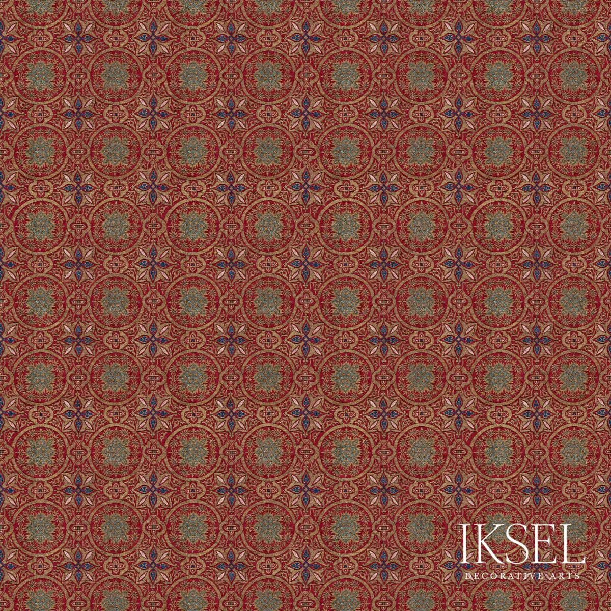 Schumacher RF903ACS01 Granada Circles Viscose Original fabric swatch
