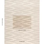 Schumacher 84630 Grand Gesture Flax fabric swatch