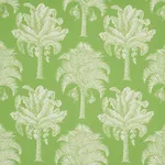 Schumacher 180960 Grand Palms Indoor/Outdoor Green fabric swatch