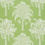 Schumacher 178000 Grand Palms Leaf fabric swatch